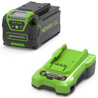 Starter kit Greenworks Batteria 40V 4Ah + Caricabatterie