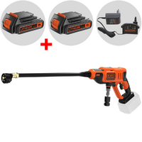 Pistola idropulitrice a batteria Black &amp; Decker BCPC18D1 + in omaggio batteria 18V 2Ah - ugello 5 in 1