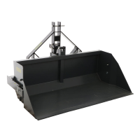 Blackstone B-PAL 160 - Pala posteriore per trattore - con lama da 160 cm - Portata 700Kg