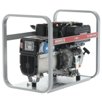 MOSA GE 6000 YDM - Generatore di corrente diesel 5.1 kW - Continua 4.5 kW Monofase - Motore Yanmar L 100 N