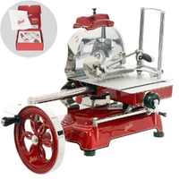 BERKEL B3 - Affettatrice a volano con lama in acciaio al cromo da 300 mm -  Rossa