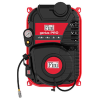 Fini Genius Pro 230/50 - Compressore monofase a muro, oil-less - Motore 1.5 HP