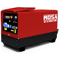 MOSA GE SX-9000 KDM - Generatore di corrente diesel silenziato 8.3 kW - Continua 7.5 kW Monofase - Motore Kohler KDW702