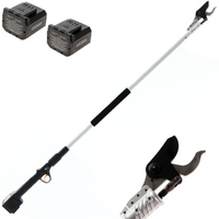 Volpi KV151 - Forbice elettrica da potatura su asta - 2x 21.6V 4Ah