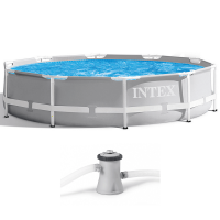 Intex Prisma Frame 26702NP - Ø305x76 cm - Piscina Rotonda + Pompa filtro 30 W