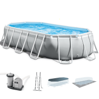 Intex Prisma Frame 26798NP - 610x305x122 cm - Piscina Ovale