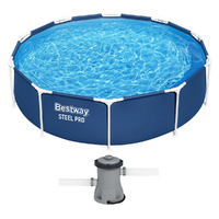 Bestway Steel Pro 56679 - &Oslash;305x76 cm - Piscina Rotonda + Pompa filtro 16 W
