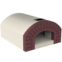 Linea VZ Sorrento - Forno a legna da incasso con piano cottura 72x105 cm - Capacità cottura 5 pizze
