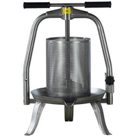 Baesso V20 Inox - Torchio a vite per frutta e verdura 9L - Gabbia in INOX