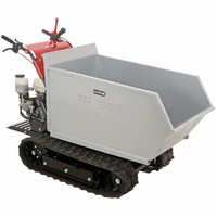 GINKO TR 660 - Motocarriola cingolata cassone dumper - Portata 500Kg