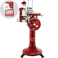 Berkel Tribute Rosso - Affettatrice a volano con piedistallo - Lama in acciaio al cromo da 300 mm