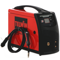 Telwin Technomig 215 Dual Synergic - Saldatrice Inverter Multiprocesso (MIG-MAG/FLUX/BRAZING/MMA/TIG LIFT), con display LCD - NO GAS