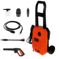 Black & Decker BEPW1650-QS - Idropulitrice ad acqua fredda compatta - 120 bar - 408 l/h