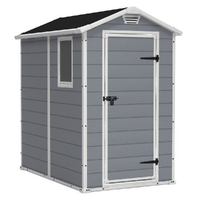 Keter Manor grigio - Casetta da giardino - Con finestra laterale - 130x192x198 cm