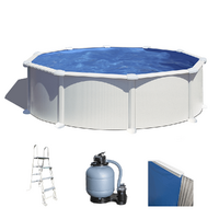 Gre Atlantis Rotonda Ø460 x 132cm - Piscina fuori terra in acciaio