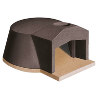 Linea VZ Napoli - Forno a legna da incasso con camera Ø 85 cm - Capacità cottura 3 pizze