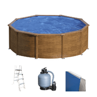 Gre Pacific Rotonda Ø460 x 120 cm - Piscina fuori terra in acciaio