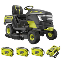 RYOBI RY72TMX117-310 - Trattorino tagliaerba a batteria - 72V / 3x10Ah