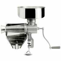 Reber 8502 N - Passapomodoro Manuale N.5 - Imbuto e Sgocciolatoio in acciaio INOX