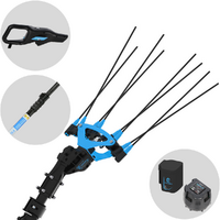 Campagnola Icarus V1 ECO Plug-in - Asta in carbonio - 225 - 290 cm - Abbacchiatore elettrico a batteria - 21.6V 5Ah