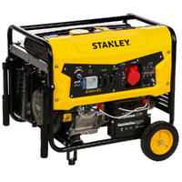 Stanley SG 7500B - Gruppo elettrogeno a benzina - AVR - 7.5 kW trifase