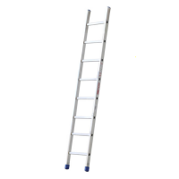 Marchetti A108, 8 gradini, 2.45 m - Scala in alluminio semplice singola - Altezza stimata operativa 3.45 m