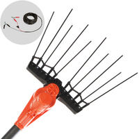 Bahco BCL51 12V - Abbacchiatore elettrico a batteria - Asta fissa in alluminio + prolunga - 230 + 100 cm