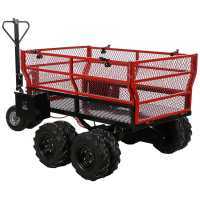 GeoTech Pro E-Truck 600 - Carriola a rimorchio elettrica a batteria 48V 15Ah