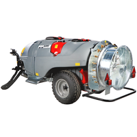 Atomizzatore trainato Gray T Car 1500/80 con attacco a trattore per irrorazione - Capacità 1500L - Pompa AR1064