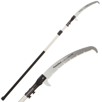 Castellari PO35PRO+ATO2 - Seghetto con denti "U" su asta ovale in alluminio - 150-240 cm - Lama da 35 cm