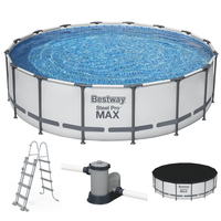 Bestway Steel Pro Max 5612Z - &Oslash;488x122 cm - Piscina Rotonda per 9-10 Persone
