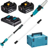 MAKITA DUA200Z - Potatore a batteria ad asta - 160-250 cm - Barra da 20cm - 2x18V 5Ah