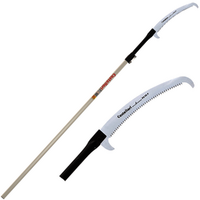 Castellari PS35P+AT6 - Seghetto su asta in alluminio - 265-615 cm - Lama da 35 cm