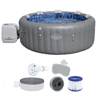 Bestway Lay-Z-Spa Santorini HydroJet 6001T - Ø216x80 cm - Piscina idromassaggio spa
