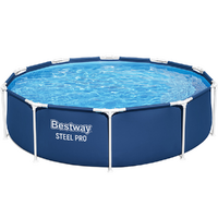 Bestway Steel Pro 56677 - &Oslash;305x76 cm - Piscina Rotonda per 3-4 Persone