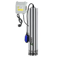 Ribimex PRPVC1102/65F - Pompa sommersa per pozzi - 1100W - Acque chiare