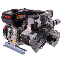 Comet MTP P40/20 BA (CE) - Motopompa irrorazione a scoppio - motore Loncin G200F - versione per acidi e prodotti chimici