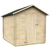 Alce Formia 178x218 - Casetta da giardino in legno - Con tetto a due falde - 178x218x188 cm