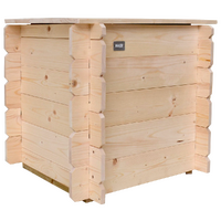 Alce Gaia - Baule porta attrezzi da giardino - 60x60x54 cm