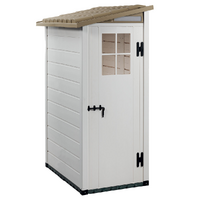 Garofalo Tuscany Evo 100 Terrace - Casetta da giardino - Con finestra e porta ad anta singola - 82.5x122.5x201 cm