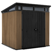 Keter Signature Venetian 7x7 - Casetta da giardino - Con porta doppia anta - 214x218x226 cm