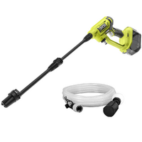 OUTLET - SENZA IMBALLO ORIGNALE - Ryobi RY18PW22A -125 EZClean - Pistola idropulitrice a batteria 18V/2.5Ah