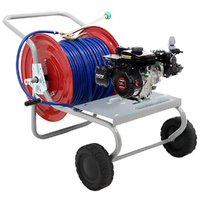 Kit motopompa a scoppio da irrorazione con carrello - Comet MC20/20 - Per prodotti chimici e acidi