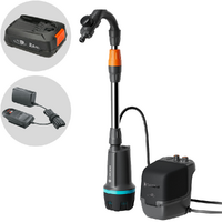 Gardena 2400 Comfort Automatic 18V P4A - Pompa sommersa a batteria per acque chiare - 18V/2,5Ah