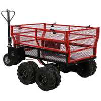 OUTLET - DIFETTI ESTETICI - GeoTech-Pro E-Truck 600 - Carriola a rimorchio elettrica a batteria 48V 15Ah