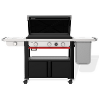 Weber Piastra Premium Slate GPSB 76cm - Barbecue a gas - Con fornello laterale