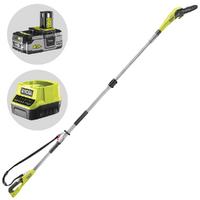 Ryobi RY18PP20A-0 - Potatore a batteria su asta telescopica - Barra da 20 cm - 18V/4Ah