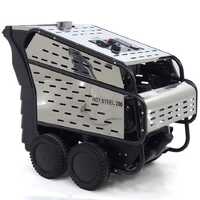OUTLET - PICCOLI DIFETTI ESTETICI - ITM - HOT STEEL 200/15 - Idropulitrice professionale ad acqua calda - trifase - 200 bar - 900 l/h - INOX