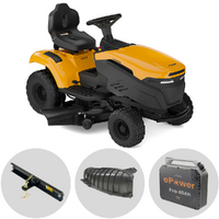 OUTLET - PICCOLI DIFETTI ESTETICI - Stiga Tornado 5108e - Kit Trattorino tagliaerba + 1 modulo batteria ePower Pro 56V/40Ah - Scarico laterale e mulching