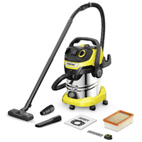 Karcher WD 5 Control P S 25/5/22 - Bidone Aspiratutto - Fusto in Inox 25 lt - 1200W